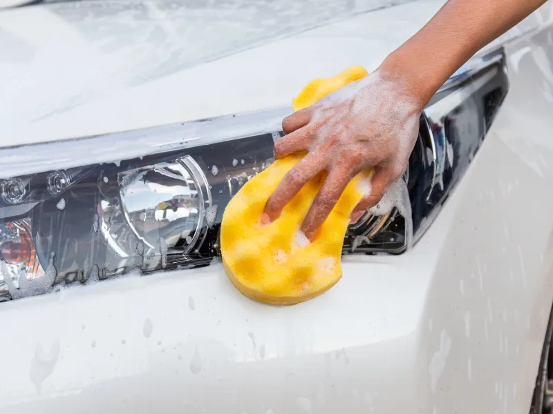 car light cleaning